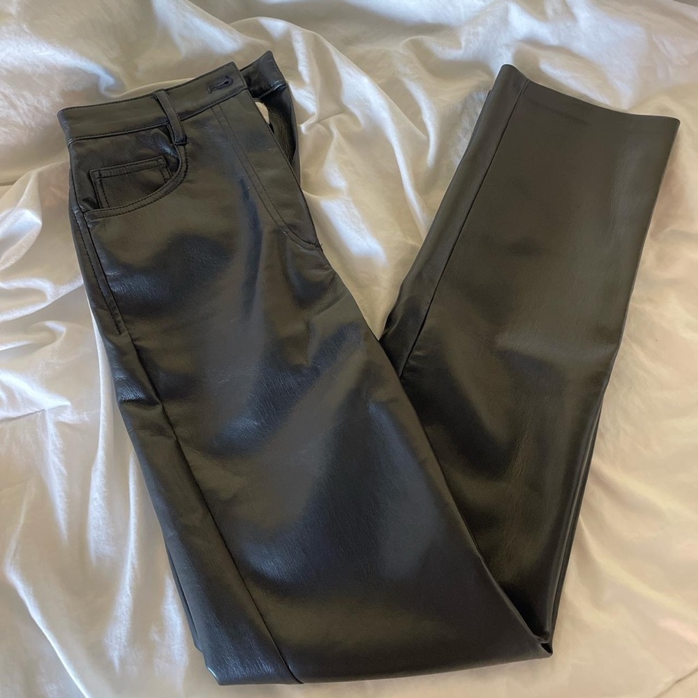 Aritzia leather pants